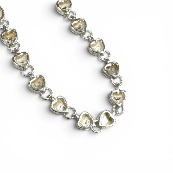 美品★TIFFANY&amp;Co. ティファニー 925 パフハート ネックレス アクセサリー シルバー 重量16.5g レディース 保存袋付き