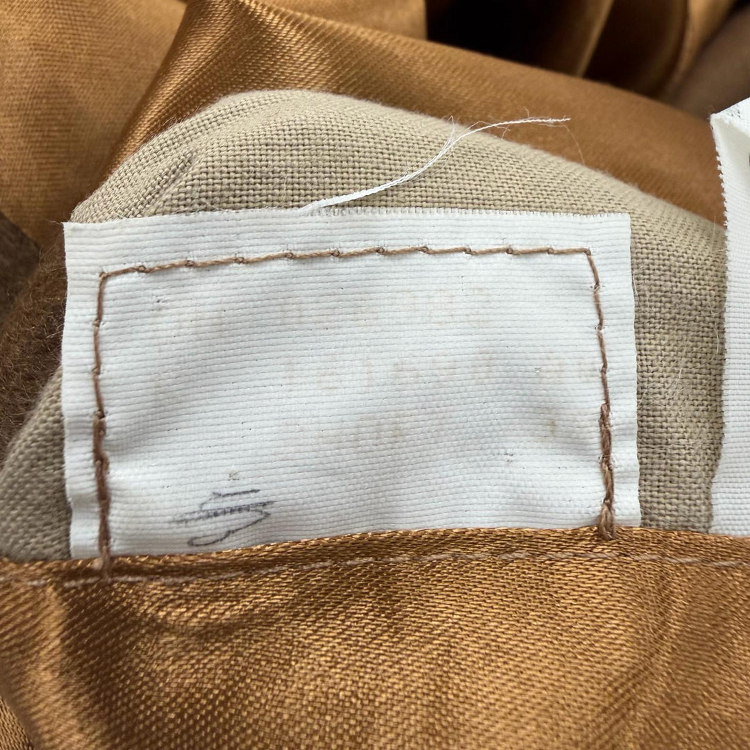 美品▼Aquascutum アクアスキュータム ピュアカシミヤ100% ロング丈 ステンカラーコート ブラウン 38 イングランド製 メンズ ビジネス◎