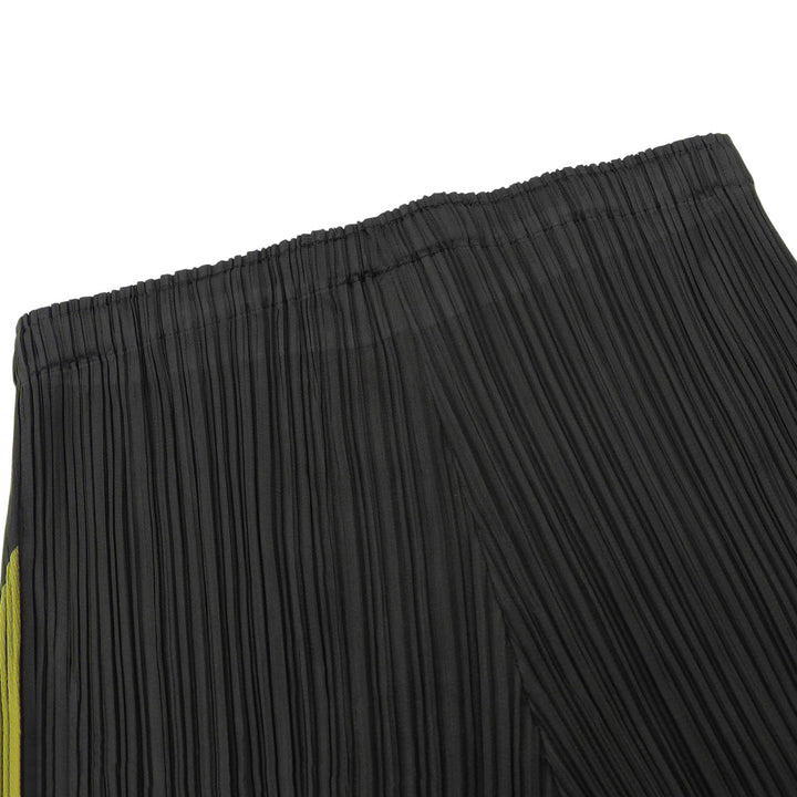 極美品▲PLEATS PLEASE プリーツプリーズ イッセイミヤケ PP43-JF875 プリーツ パンツ グリーン ライトグリーン 2 日本製 正規品