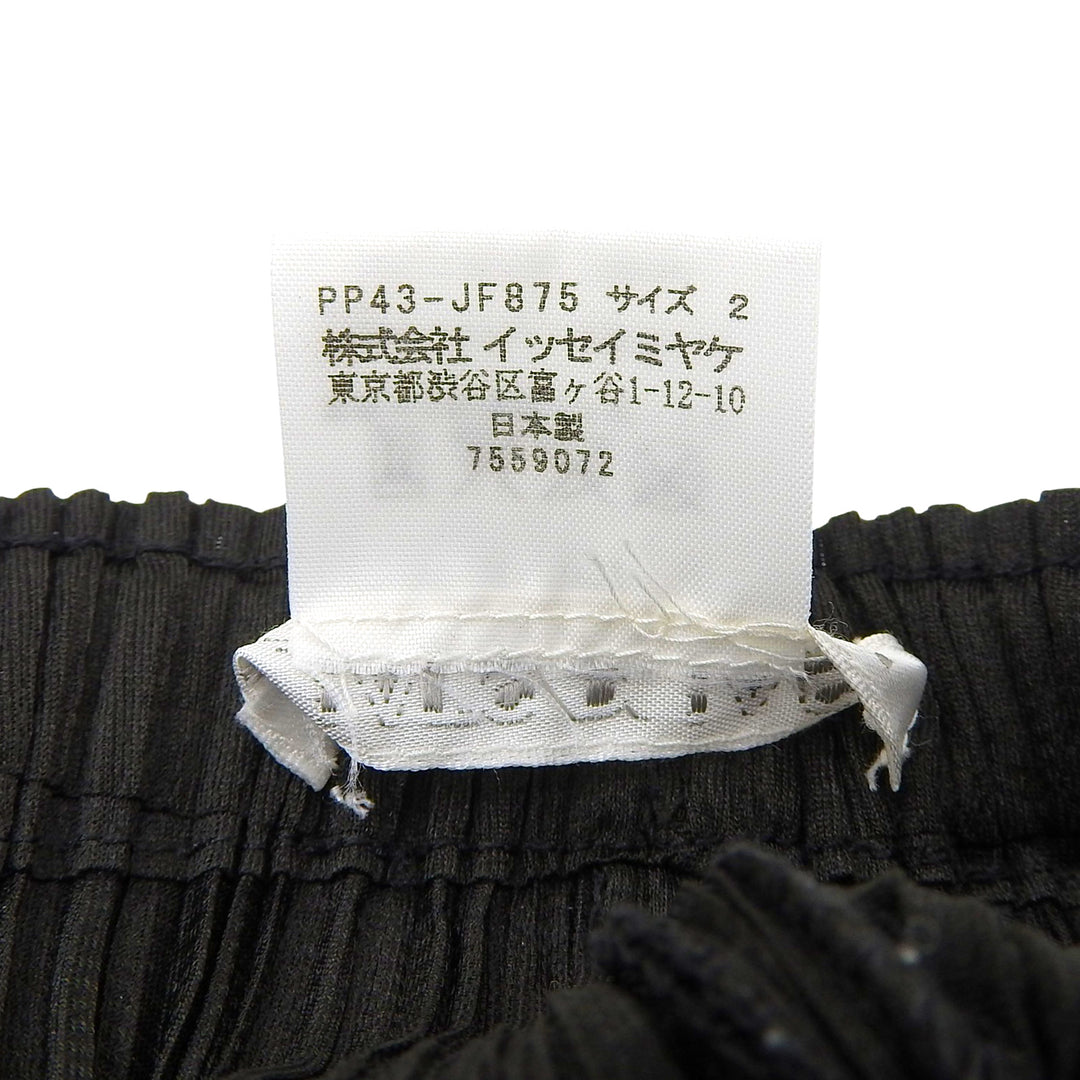 極美品▲PLEATS PLEASE プリーツプリーズ イッセイミヤケ PP43-JF875 プリーツ パンツ グリーン ライトグリーン 2 日本製 正規品