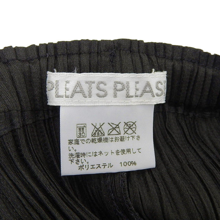 極美品▲PLEATS PLEASE プリーツプリーズ イッセイミヤケ PP43-JF875 プリーツ パンツ グリーン ライトグリーン 2 日本製 正規品