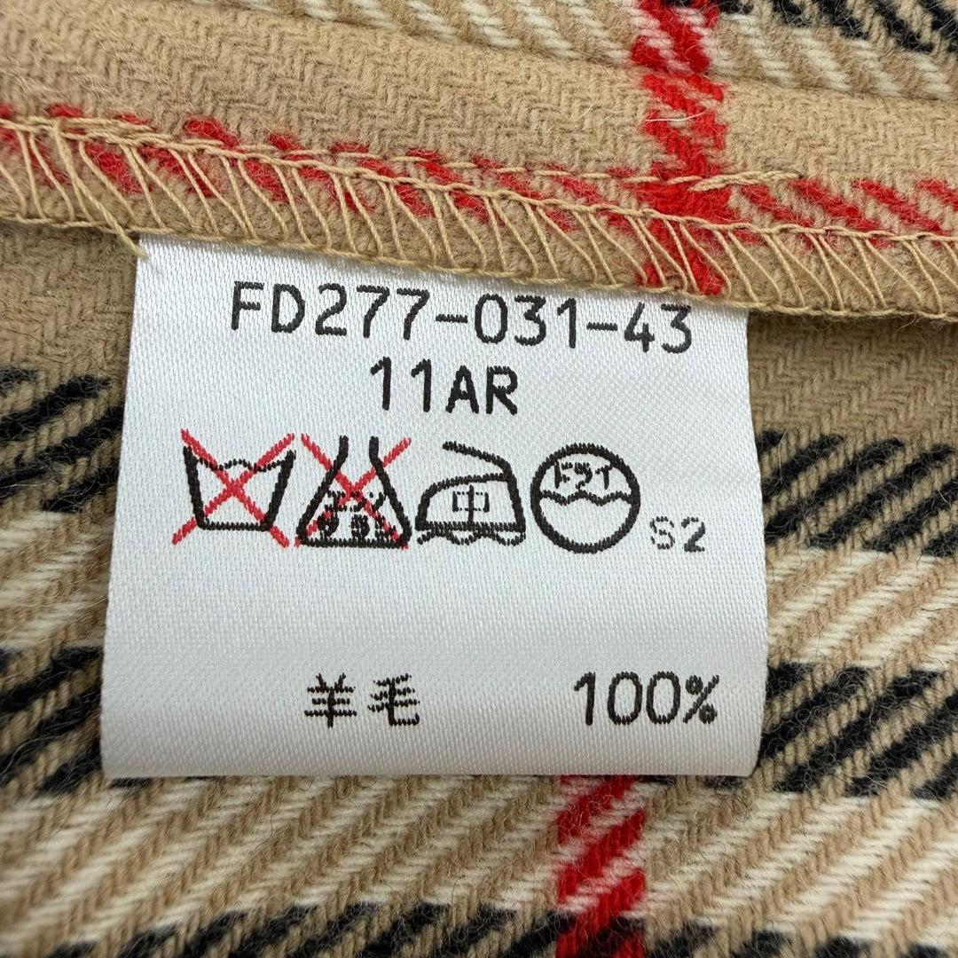 未使用品☆BURBERRY LONDON バーバリーロンドン 裏地ノバチェック ウールライナー付 ステンカラーコート ベージュ 11 正規品 レディース