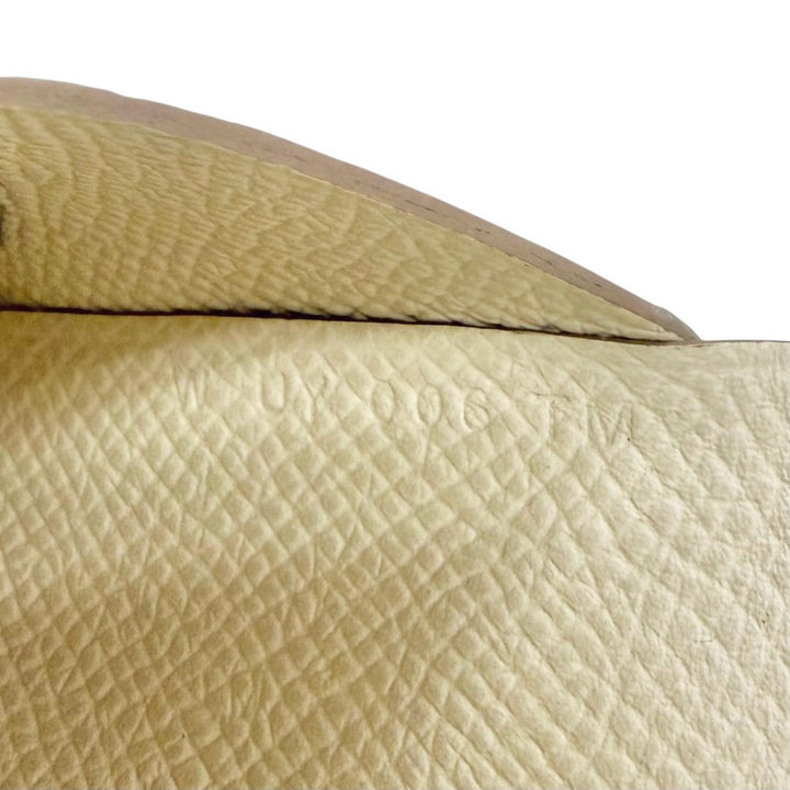 美品△HERMES エルメス カルヴィ デュオ ヴォーエプソン クレ シルバー金具 コンパクトウォレット コインケース W刻印 フランス製 箱付き