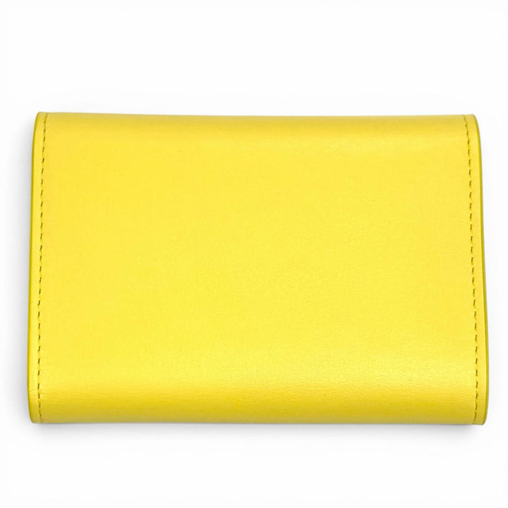 良品★LOEWE ロエベ CANBS33X01 ペブル バーティカルウォレット スモール シャイニーナパカーフ ライトシトリン アナグラム金具 箱・袋付
