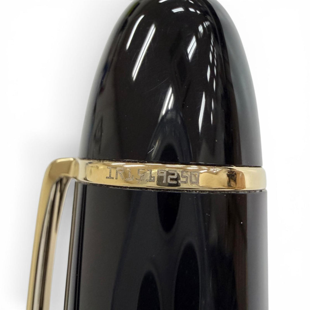 極美品△MONTBLANC モンブラン マイスターシュテュック 149 pix ペン先18K Mニブ ホワイトスター 万年筆 ブラック ゴールド ドイツ製
