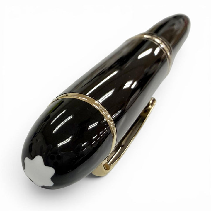 極美品△MONTBLANC モンブラン マイスターシュテュック 149 pix ペン先18K Mニブ ホワイトスター 万年筆 ブラック ゴールド ドイツ製