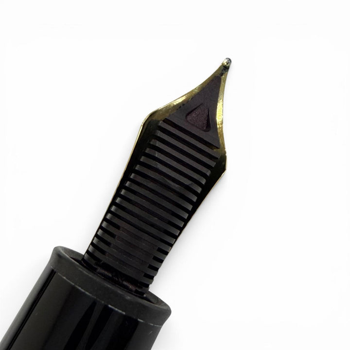 極美品△MONTBLANC モンブラン マイスターシュテュック 149 pix ペン先18K Mニブ ホワイトスター 万年筆 ブラック ゴールド ドイツ製