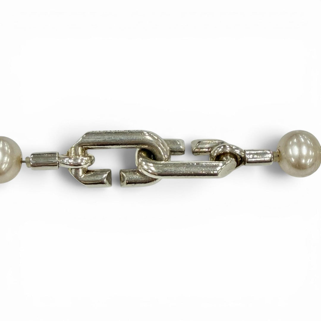 良品◇TIFFANY&amp;Co. ティファニー ハードウェア パール ロック AG925 ネックレス ブレスレット 2WAY シルバー イタリア製 重量49.19g 箱付