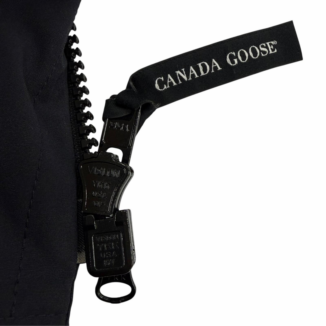 良品☆CANADA GOOSE カナダグース 2603JL BRONTE PARKA ブロンテパーカ ファー・フード付 ダウンコート ネイビー S 正規品 レディース