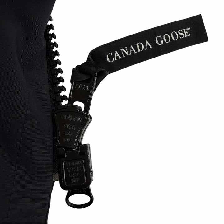 良品☆CANADA GOOSE カナダグース 2603JL BRONTE PARKA ブロンテパーカ ファー・フード付 ダウンコート ネイビー S 正規品 レディース