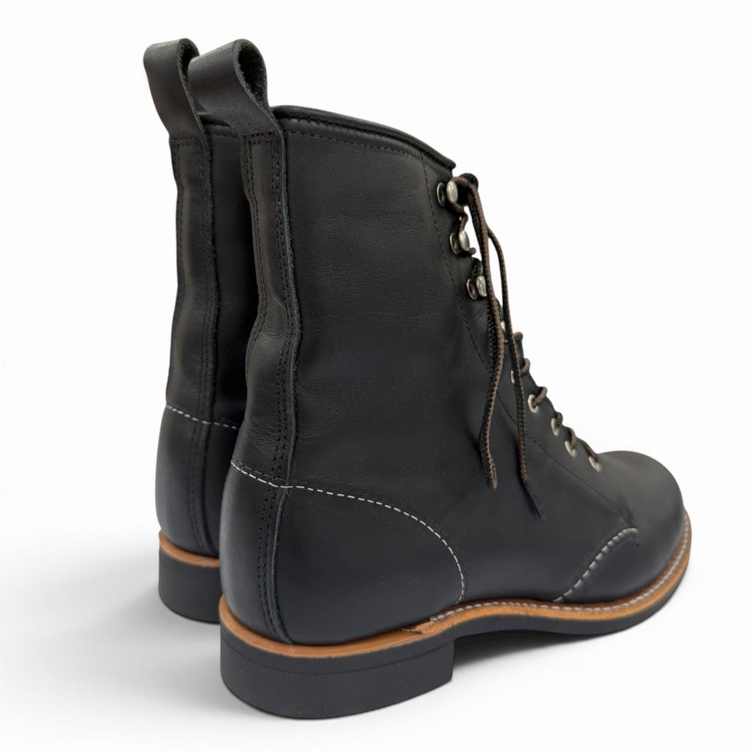 極美品☆RED WING レッドウィング 3361 SILVERSMITH バウンダリー レザー ワークブーツ ショートブーツ ブラック 26cm USA製 レディース