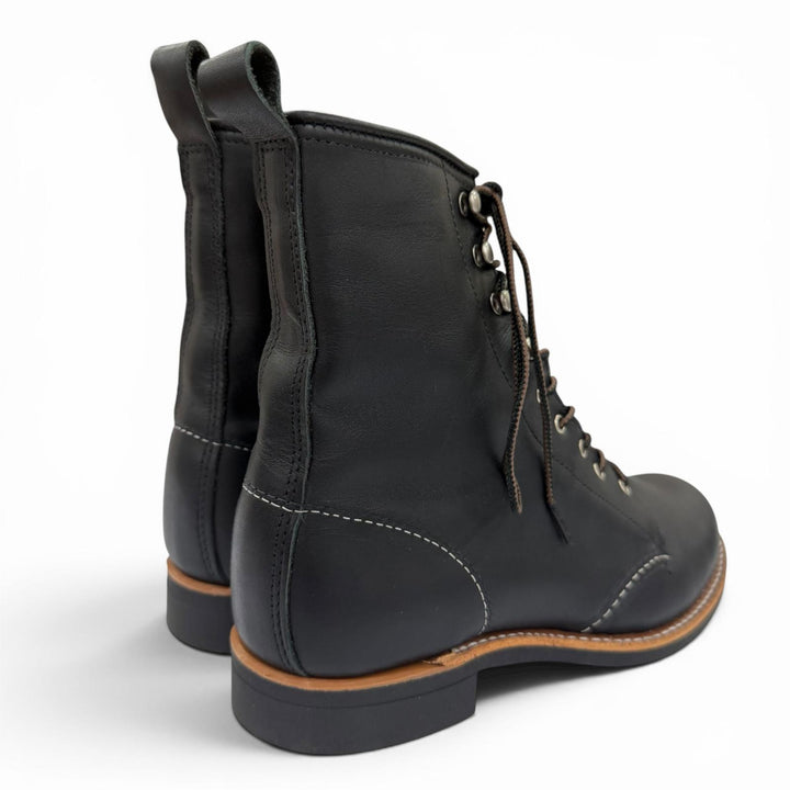 極美品☆RED WING レッドウィング 3361 SILVERSMITH バウンダリー レザー ワークブーツ ショートブーツ ブラック 26cm USA製 レディース