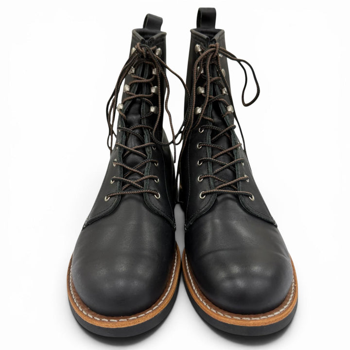 極美品☆RED WING レッドウィング 3361 SILVERSMITH バウンダリー レザー ワークブーツ ショートブーツ ブラック 26cm USA製 レディース