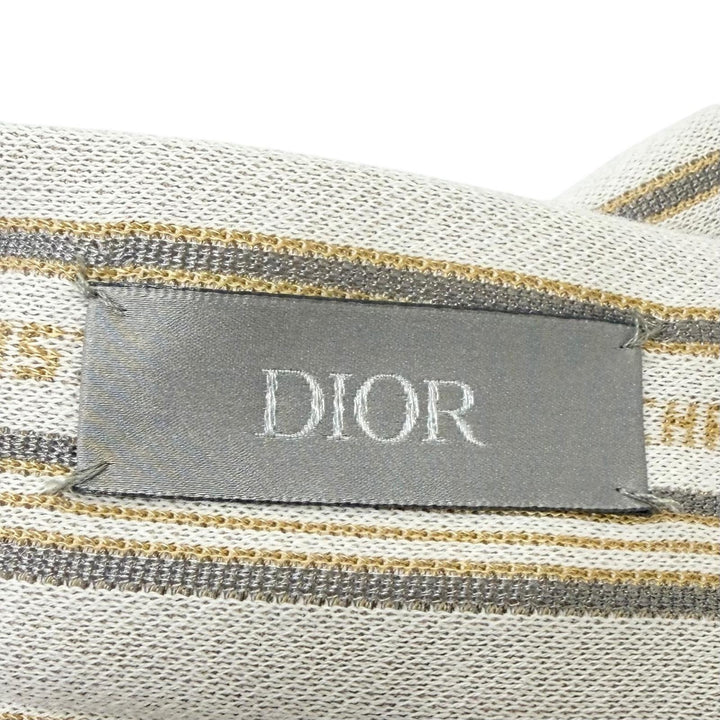 極美品□DIOR ディオール オム 113J101A0682 ストライプ柄 ショートパンツ 短パン ショーツ アイボリー系 M イタリア製 正規品 メンズ