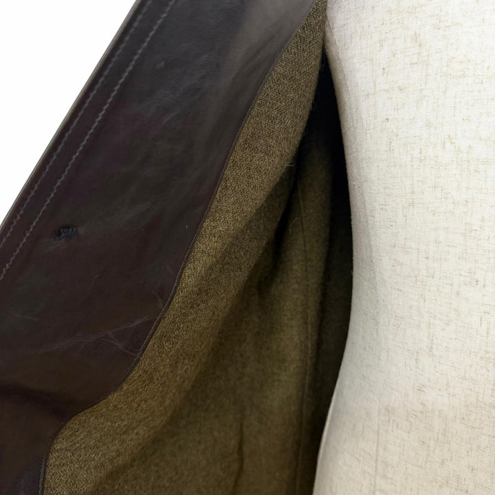 美品□SUGAR CANE シュガーケーン SC80385 HORSE HIDE SPORTS COAT ホースハイド LOT385 カーコート ダークブラウン 40 正規品 メンズ
