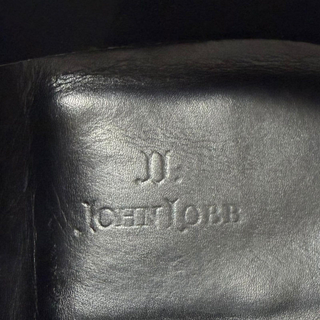 美品□John Lobb ジョンロブ NASEBY ダブルモンクストラップ レザーシューズ ドレスシューズ ブラック 8.5 メンズ 箱・保存袋付き　