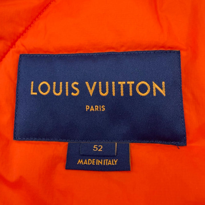 極美品▼LOUIS VUITTON ルイヴィトン 22AW ダイヤモンドダミエ 中綿入り ダブルジップ ブルゾン ボンバージャケット 52 正規品 メンズ