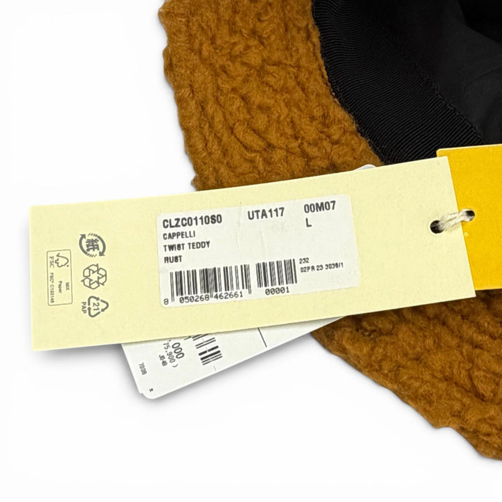 未使用品★MARNI マルニ CLZC0110S0UTA 117 Teddy Backet Hat テディ バケットハット ロゴ刺繍入り ハット L 正規品 メンズ 保存袋付