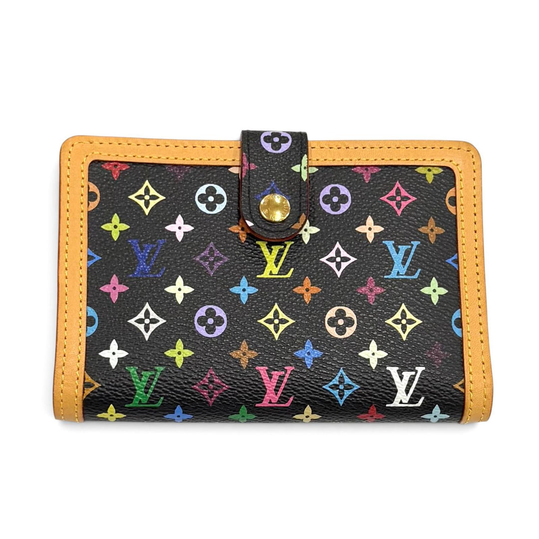 極美品★LOUIS VUITTON ルイヴィトン M92988 ポルトフォイユ ヴィエノワ モノグラムマルチカラー がま口財布 二つ折り財布 箱・袋付