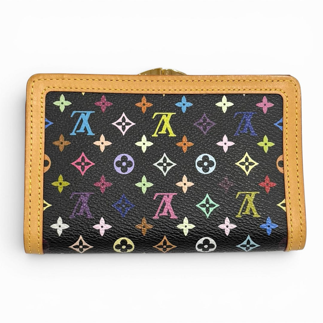 極美品★LOUIS VUITTON ルイヴィトン M92988 ポルトフォイユ ヴィエノワ モノグラムマルチカラー がま口財布 二つ折り財布 箱・袋付