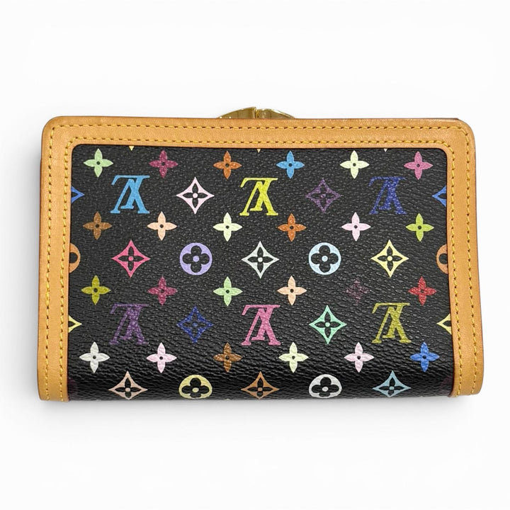 極美品★LOUIS VUITTON ルイヴィトン M92988 ポルトフォイユ ヴィエノワ モノグラムマルチカラー がま口財布 二つ折り財布 箱・袋付