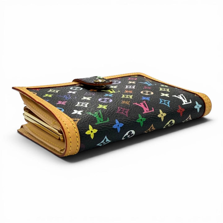極美品★LOUIS VUITTON ルイヴィトン M92988 ポルトフォイユ ヴィエノワ モノグラムマルチカラー がま口財布 二つ折り財布 箱・袋付