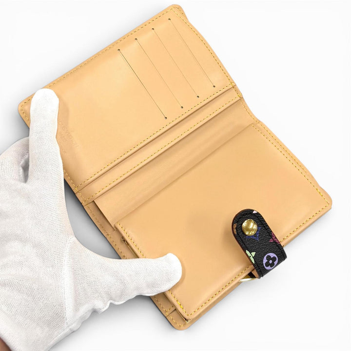 極美品★LOUIS VUITTON ルイヴィトン M92988 ポルトフォイユ ヴィエノワ モノグラムマルチカラー がま口財布 二つ折り財布 箱・袋付