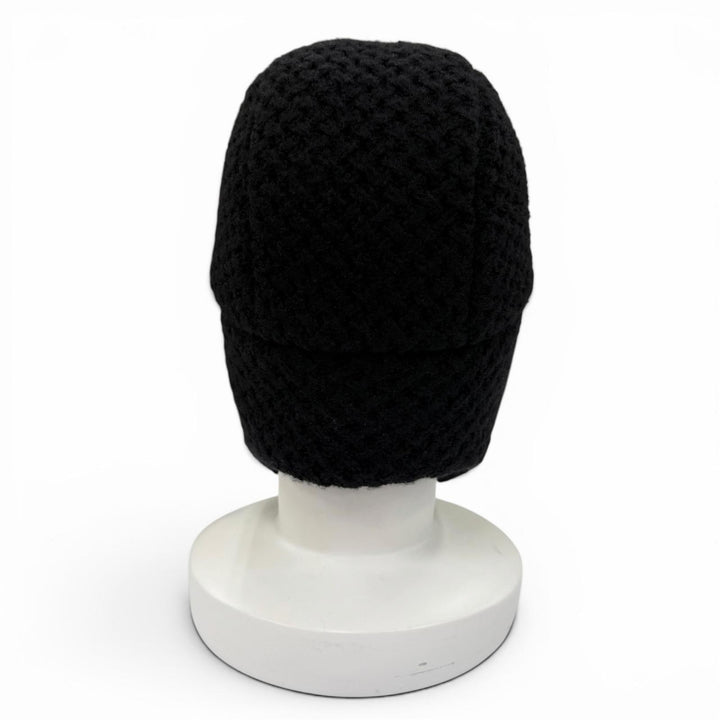 未使用品☆CHANEL シャネル 25AW カシミヤ シルク ココマーク チャプカハット トラッパー フライト ニットキャップ ブラック 伊製 正規品