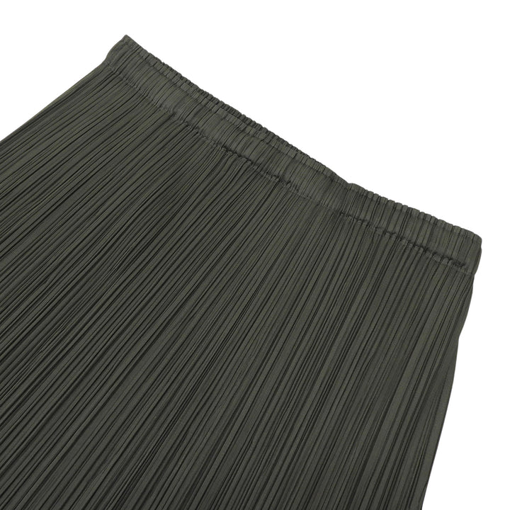 極美品▲PLEATS PLEASE プリーツプリーズ イッセイミヤケ PP51-JK142 PP51-JG146 セットアップ オリーブ 3 日本製 正規品 レディース