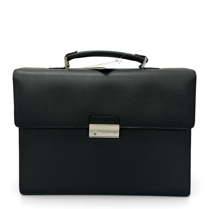 【ドンドン見直し】未使用品 ▲LE TANNEUR ル・タヌア TCE4140 N1 牛革 ビジネスバッグ ブリーフケース ブラック ルーマニア製