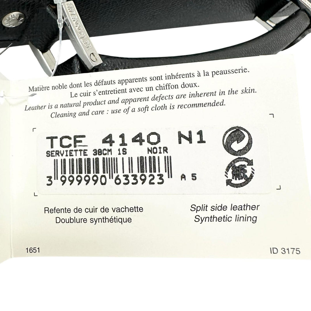 【ドンドン見直し】未使用品 ▲LE TANNEUR ル・タヌア TCE4140 N1 牛革 ビジネスバッグ ブリーフケース ブラック ルーマニア製