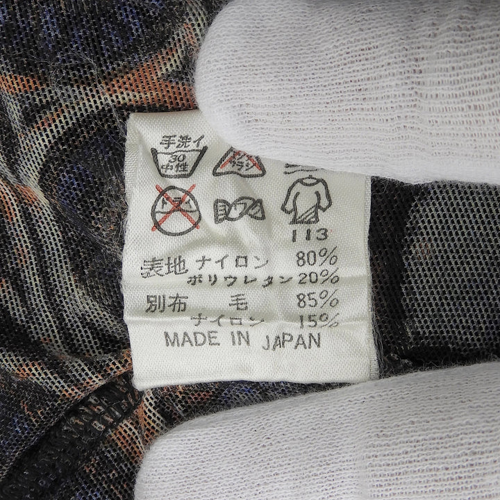 極美品▲JEAN-PAUL GAULTIER ジャンポールゴルチエ クラシック パワーネット ハイネック カットソー マルチ 40 日本製 正規品 レディース