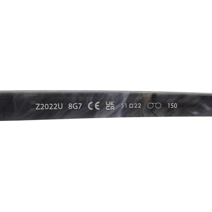 良品▲LOUIS VUITTON ルイヴィトン 2023年製 Z2022U LVシグネチャー スクエア ラウンド サングラス ブルーグレー 51□22 150 伊製 メンズ