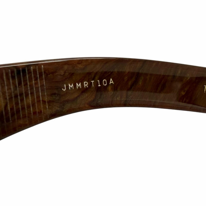 美品□JACQUESMARIEMAGE ジャックマリーマージュ JMMRT10A TAOS HOPPER 世界300個限定 サングラス 黒 ブラウンマーブル 51□20 度入り