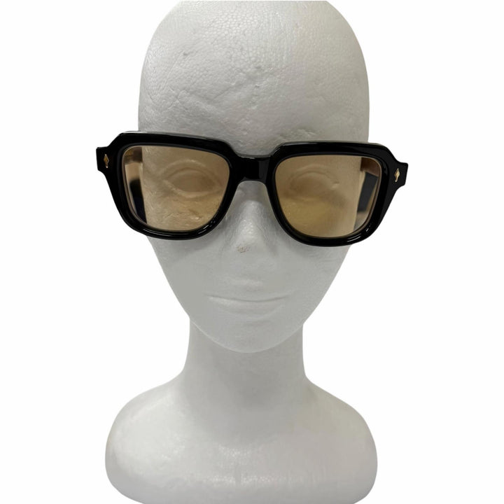 美品□JACQUESMARIEMAGE ジャックマリーマージュ JMMRT10A TAOS HOPPER 世界300個限定 サングラス 黒 ブラウンマーブル 51□20 度入り