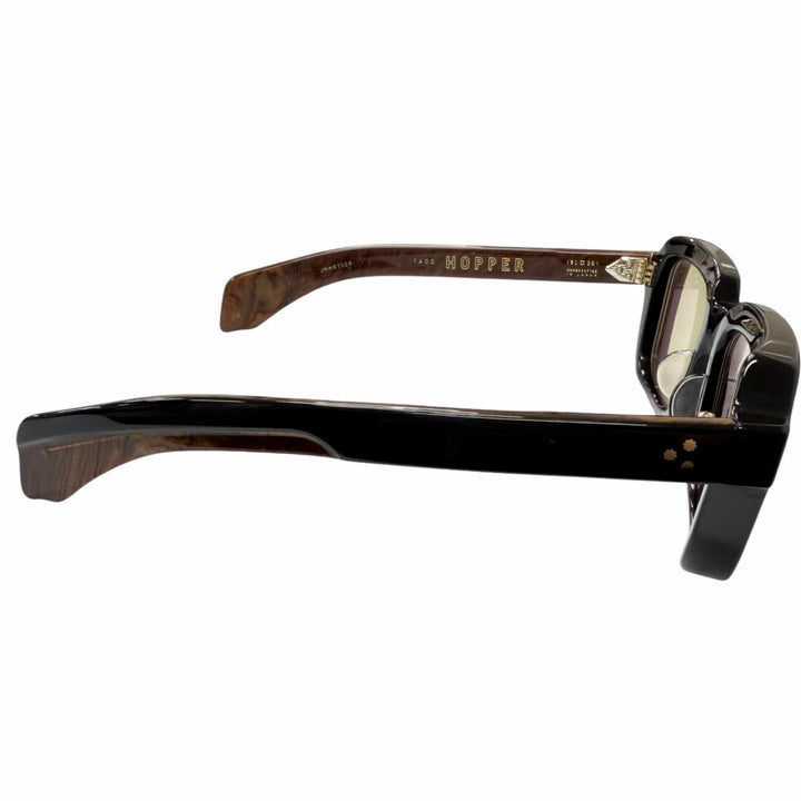 美品□JACQUESMARIEMAGE ジャックマリーマージュ JMMRT10A TAOS HOPPER 世界300個限定 サングラス 黒 ブラウンマーブル 51□20 度入り