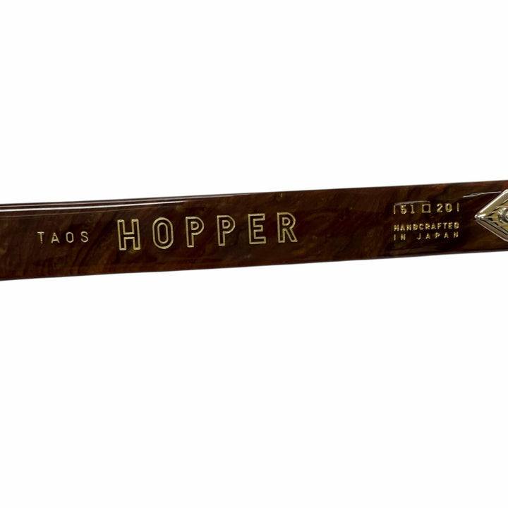 美品□JACQUESMARIEMAGE ジャックマリーマージュ JMMRT10A TAOS HOPPER 世界300個限定 サングラス 黒 ブラウンマーブル 51□20 度入り