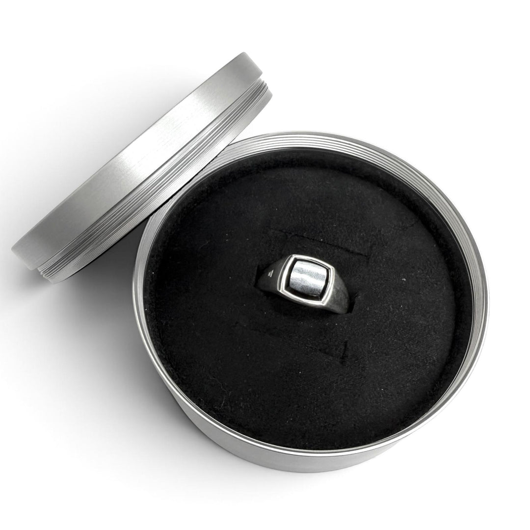 極美品□TOM WOOD トムウッド Kay Ring Polished Onyx SV925 オニキス リング 指輪 シルバー ブラック 62(JP22号相当) 重量8.4g メンズ