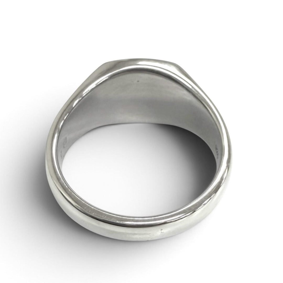 極美品□TOM WOOD トムウッド Kay Ring Polished Onyx SV925 オニキス リング 指輪 シルバー ブラック 62(JP22号相当) 重量8.4g メンズ