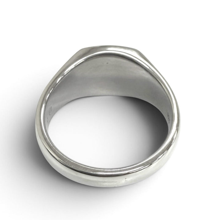 極美品□TOM WOOD トムウッド Kay Ring Polished Onyx SV925 オニキス リング 指輪 シルバー ブラック 62(JP22号相当) 重量8.4g メンズ