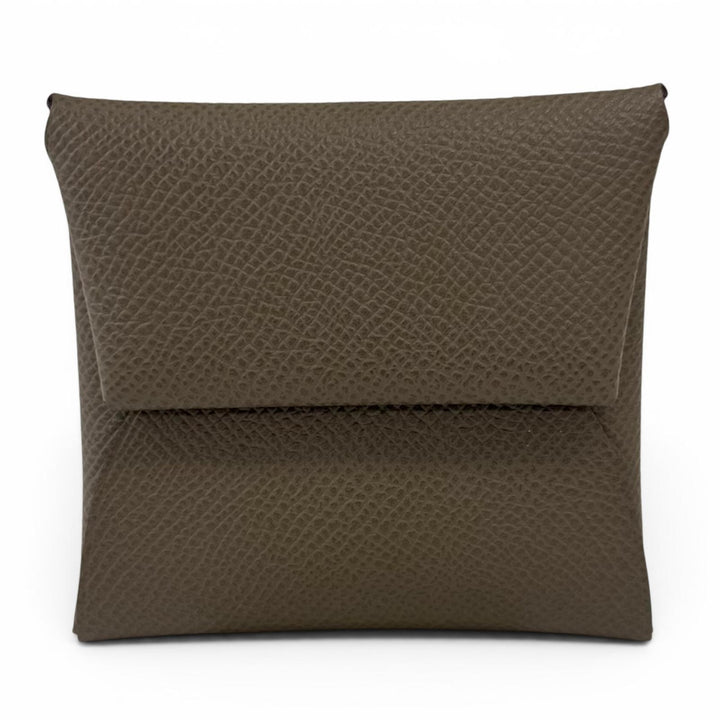 極美品▲HERMES エルメス バスティア ヴォーエプソン エトゥープ コインケース 小銭入れ U刻印 フランス製 レディース 箱付き