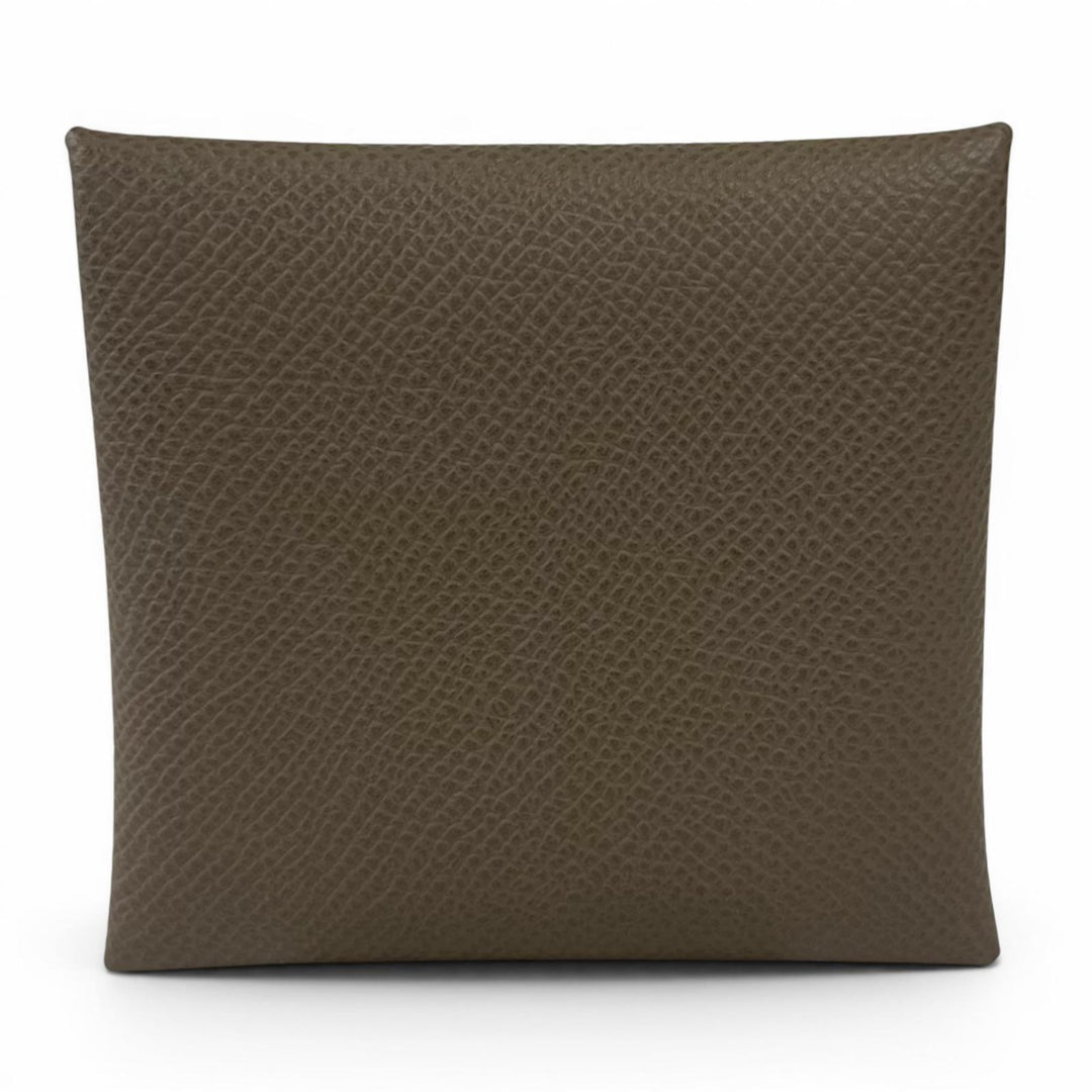 極美品▲HERMES エルメス バスティア ヴォーエプソン エトゥープ コインケース 小銭入れ U刻印 フランス製 レディース 箱付き