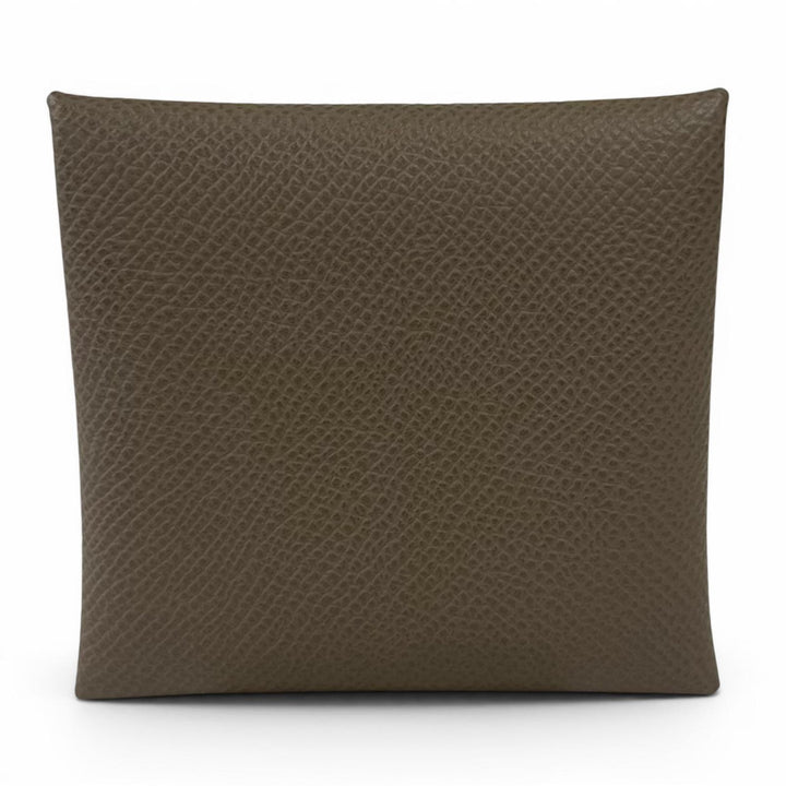 極美品▲HERMES エルメス バスティア ヴォーエプソン エトゥープ コインケース 小銭入れ U刻印 フランス製 レディース 箱付き