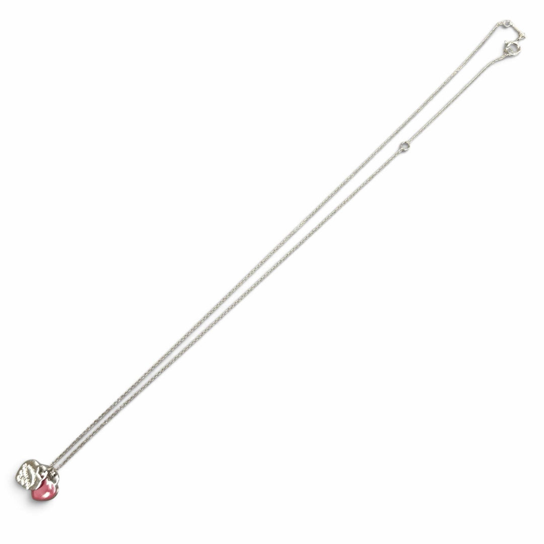 美品★TIFFANY&amp;Co. ティファニー リターントゥティファニー ピンク ダブル ハート タグ ペンダント ミニ AG925 重量2.8g 箱・保存袋付
