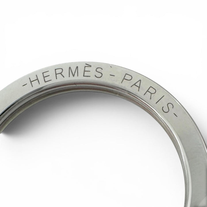 美品▲HERMES エルメス カルメン アニョーミロ ローズサクラ バッグチャーム キーホルダー W刻印 フランス製 正規品 レディース 箱付き