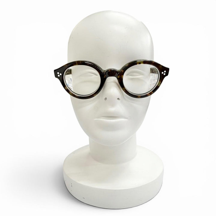 極美品△Lesca Lunetier レスカ ルネティエ La Corbs ラ コルブス コルビジェ ltd29 リミテッドエディション メガネ 47□26-145 度入り