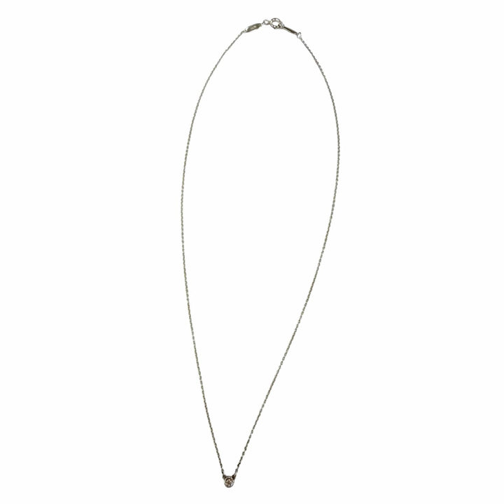 極美品☆TIFFANY&amp;Co. ティファニー エルサペレッティ ダイヤモンド バイザヤードシングル ダイヤモンド ペンダント AG925 重量1.5g