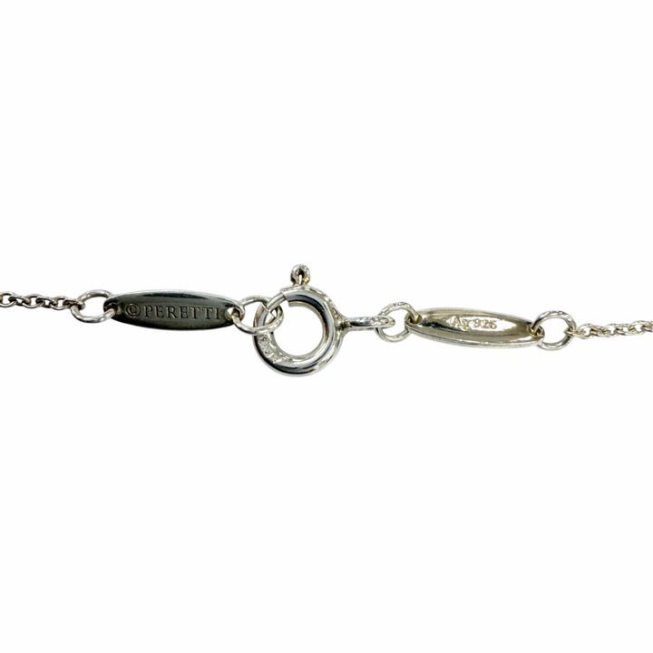 極美品☆TIFFANY&amp;Co. ティファニー エルサペレッティ ダイヤモンド バイザヤードシングル ダイヤモンド ペンダント AG925 重量1.5g