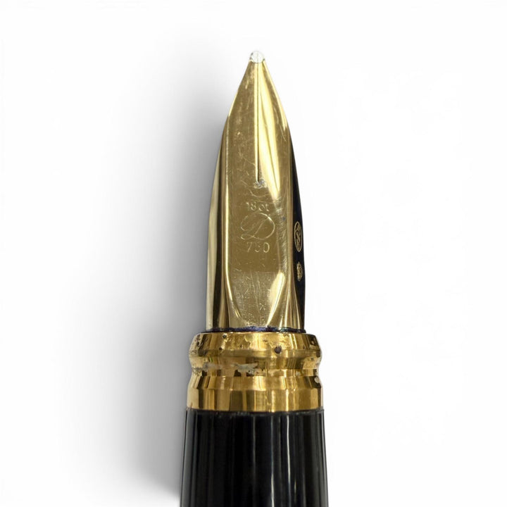 良品▼Dupont デュポン ヴィンテージ 1993年製 アールヌーボー リミテッドエディション 18K Mニブ 4000本限定生産品 2456/4000 万年筆