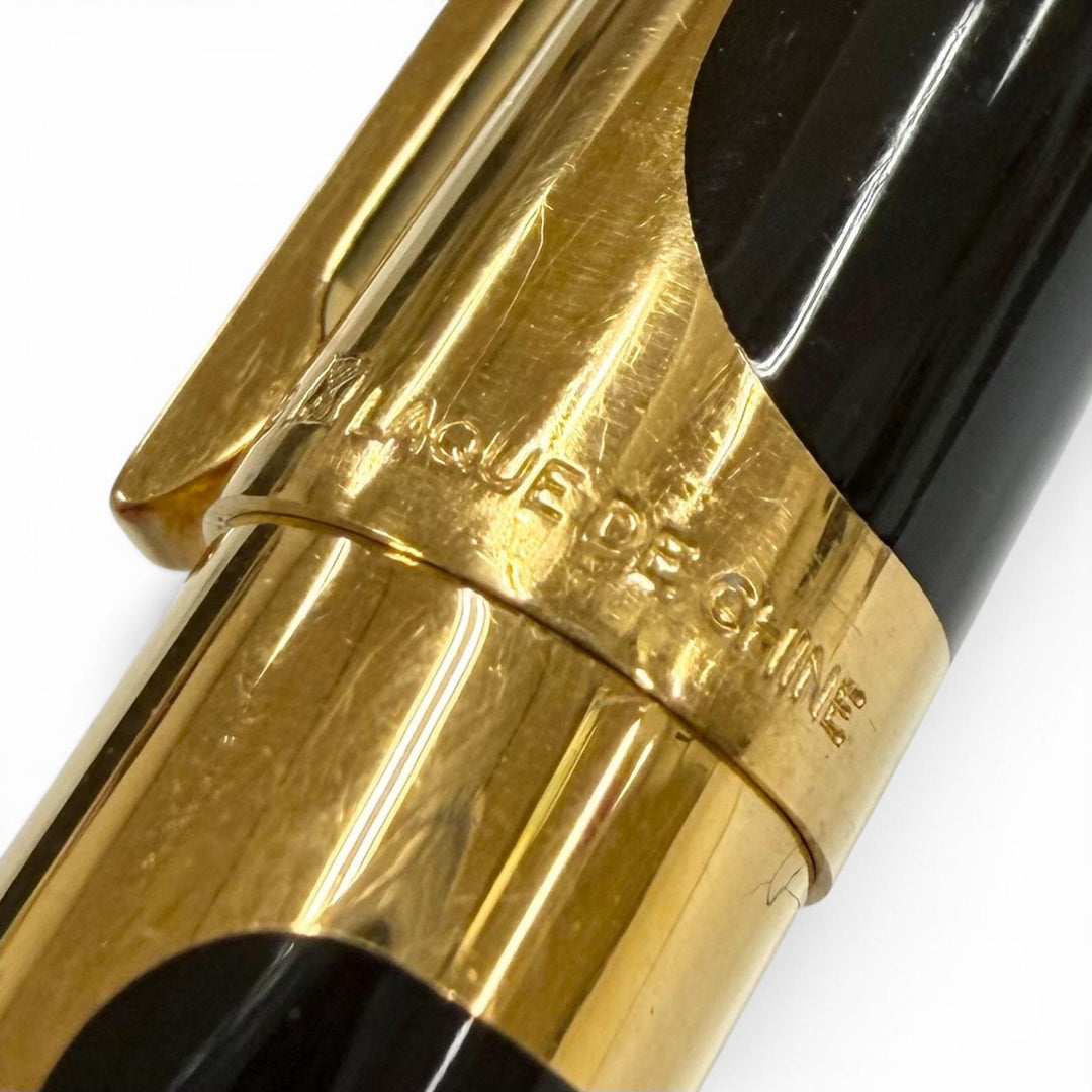 良品▼Dupont デュポン ヴィンテージ 1993年製 アールヌーボー リミテッドエディション 18K Mニブ 4000本限定生産品 2456/4000 万年筆